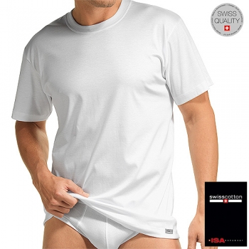 R Shirt 1/4 arm sleeve ON pure swiss cotton ISAbodywear(ISAsl314122)
