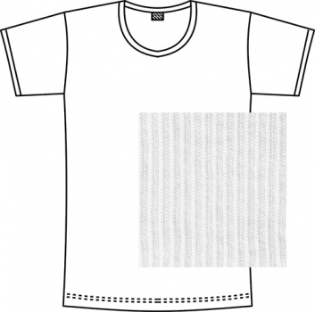 R Shirt 2+2 Rippe in Feinrippqualität ISAbodywear(ISAdr310147)