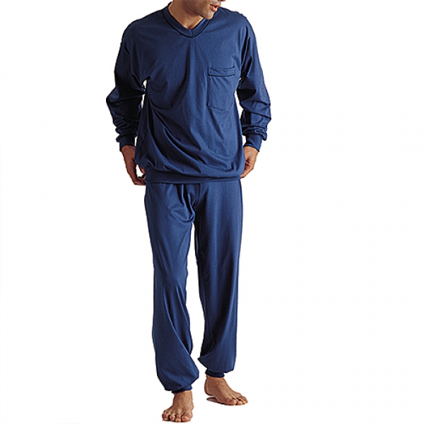 Pyjama long VN Borde  Night and Home ISAbodywear(ISAnh506)