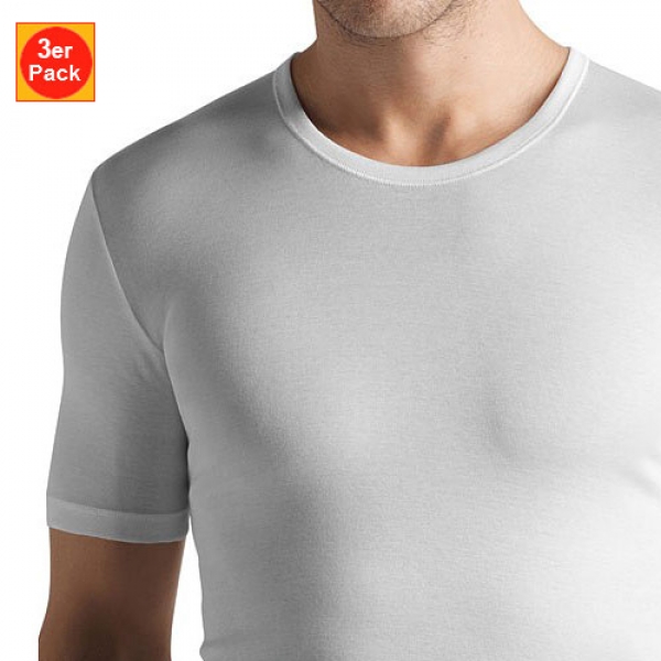 R Shirt 1/2 Arm 3er Pack Cotton Pure Hanro (HAcp36633er)