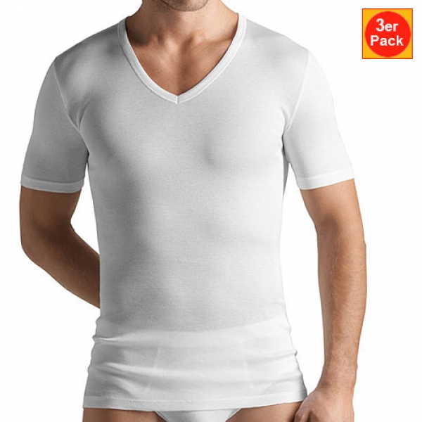V Shirt 3 pack Cotton Pure Hanro (HAcp36653er)