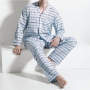 Pyjama long mit Knopfleiste/buttened Flannel Night and Home ISAbodywear(ISAnhISAnh9861)